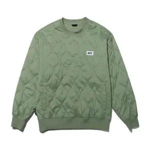 [UFC SPORT](김해점)UFC 웨이브 릴렉스핏 퀼팅 맨투맨 (3M 신슐레이트) 카키 U2TTT4335KH