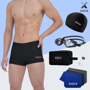 자이더 남자실내수영복세트 3부 7종 베이직 수영모자 수경 수영가방 귀마개 코클립