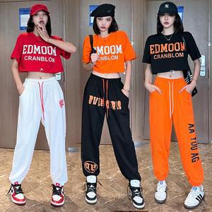 반팔 크롭티 힙합 스트리트 공연 댄스 연습복 줌바복 재즈 댄스복