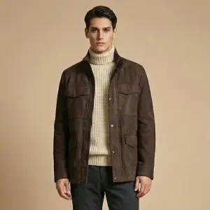 [리오벨] 남성 스웨이드필드쟈켓