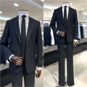 [롯데백화점]레노마 F/W프리미엄 완판정장 24년신상 고급울 다계절 블랙스판정장 RQCISJ81A EK3653