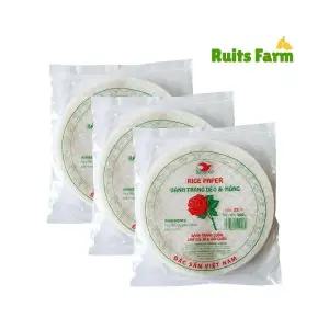 [루츠팜]베트남 라이스페이퍼 22cm 300gX50개 1박스 장미표 원형 월남쌈페이퍼