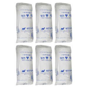 성진 거즈붕대 10cm x 540cm 4인치 거즈 탄력 붕대 밴드 테이핑 드레싱 상처 치료 응급처치 구급용품 6롤