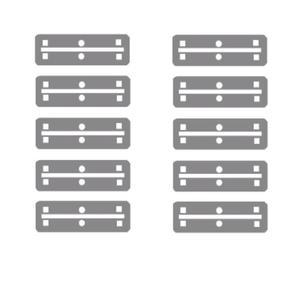 어항 스크래퍼날 스크래퍼 리필 교체날 62x16mm 10P