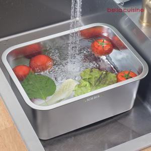 벨라쿠진 올스텐 304 사각 설거지통