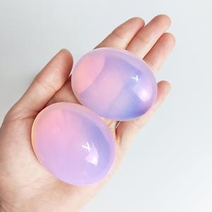 예쁜돌 핑크오팔 핸드스톤 행운의돌