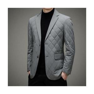 남자 정장 기모 패딩 코트 겨울 캐주얼 숏화이트오리털 YJ3