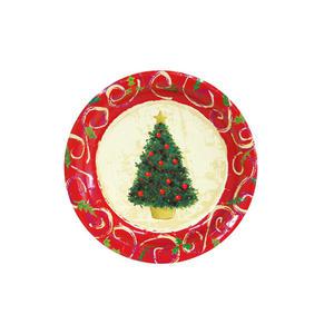 크리스마스트리접시7인치(6입)