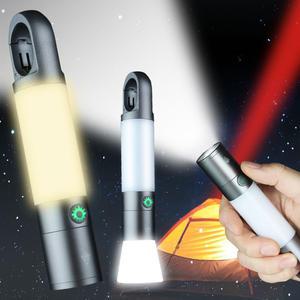 C타입 충전식 LED 멀티 캠핑 랜턴 휴대용 캠핑 보조등 구조 조명 다용도 램프