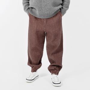 공용 반큰골 워싱 누빔 고무줄바지 개량한복바지 3204