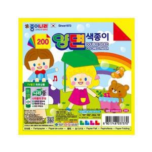 [OFJKNNP0]종이나라 200양면색종이 8색 4매 낱개