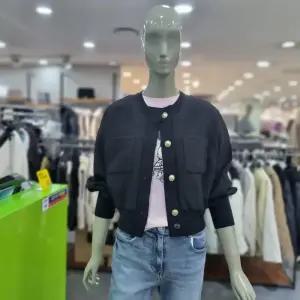 시슬리/애플아울렛/소매 시보리 져지 크롭  자켓/SAJKA3411