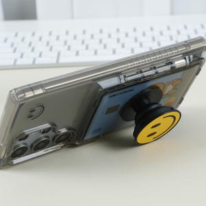 알피나 갤럭시 S24 23 울트라 플러스 투명 카드 4장 수납 케이스