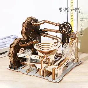 DIY 3D 우드 입체 퍼즐 다크나이트 모터 마블런