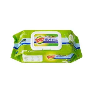3M 스카치 물걸레 청소포 리필 대형 20매 더블액션 플러스-막대걸레 규조토 항균 향