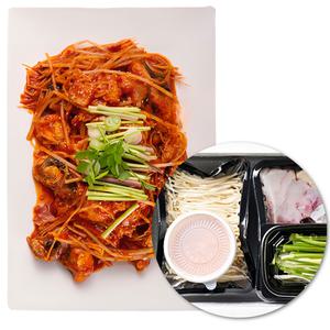 칼칼한 생아귀찜 아구찜 손질 밀키트 국내산 1610g