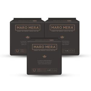 마로메라 순면커버 입는오버나이트 팬티형 생리대 중형4px3팩