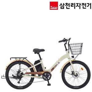 2025 삼천리 24 팬텀 이콘 D 디스크브레이크 바구니 짐판 알루미늄 시티형 전기 자전거