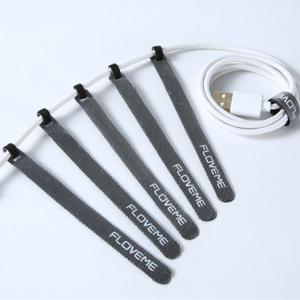 깔끔 케이블선 정리 벨크로 스트랩 10p 고리형 전선 정리 벨크로 케이블