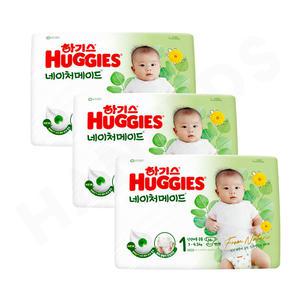 2024 하기스 네이처메이드 밴드형 1단계 공용 66매X3팩 신생아용 아기 기저귀