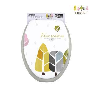 포레스트 소프트 변기커버 특대형  변기시트 색상랜덤 발