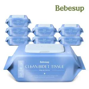 클린비데 물티슈 80매 캡 8팩