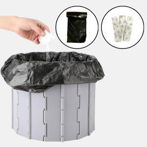 휴대용변기봉투 12p 캠핑 야외 이동 화장실 봉투 대변 소변 응고제