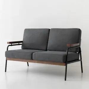 마켓비 네르센 패브릭 소파 2인 T323 다크그레이 1377.4037