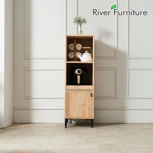 고무나무원목 틈새수납렌지대400