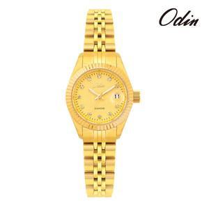 [신세계몰]Odin 다이아몬드 인덱스 클래식 정장 여성시계 OD2017L-GD