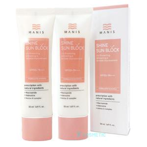 매니스 샤인 선블록 50ml 2개