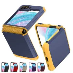 사찌몰 갤럭시 z플립5 힌지 배색 컬러 tpu 하드 범퍼 케이스