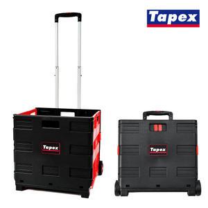 [테이팩스] 3단 접이식 핸드카트 폴딩카트 35kg 쇼핑카트 마트 캠핑