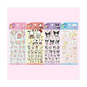 3000 산리오 5사이즈 금박 캐릭터 에폭시 도톰한 스티커