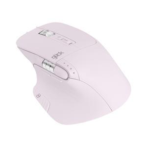 지클릭커 오피스프로 휠마스터 무소음 무선 마우스 퍼플