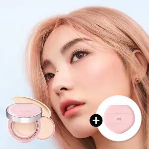 [3CE]핏팅 메쉬 쿠션(본품+리필) (증)핏팅 메쉬 쿠션 퍼프