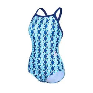 [레노마수영복](하남점)지퍼백 폴리백 브라캡 3종 무상증정 여성 아가일하트 원피스수영복 블루 RN-LF2E...