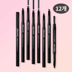 벨라쥬_그라데이션 오토 아이브로우 펜슬 6컬러 12개묶음