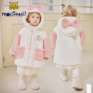 [몰리멜리] 빅리본열풍후드점퍼