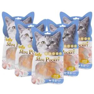 더캣츠 그대로 미니포켓 고양이간식 치킨맛 12px5개