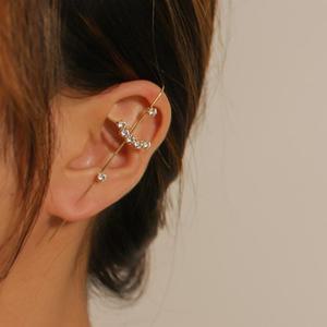 아아노 후크 파티 드레스업 큐빅 이어링 블링 여성