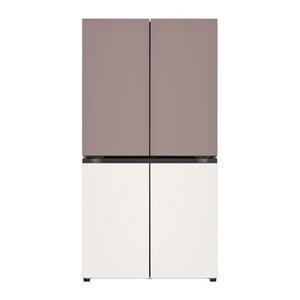 [LG]전자 4도어 870L 메탈 핑크+베이지 양문형냉장고 T875MKE111 무료배송상품
