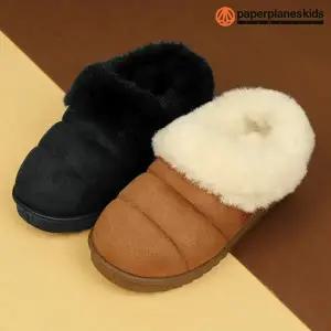 [보리보리/페이퍼플레인키즈]키즈 털 방한화 아동 부츠 겨울 유아 털신 주니어 초등 여아 어