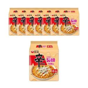 농심 신라면툼바 137g, 4개입, 8개