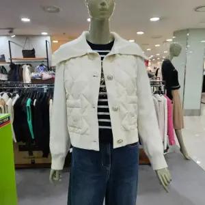 시슬리/애플아울렛/뉴모바일 니트 배색 구스다운 점퍼 SAPD33361