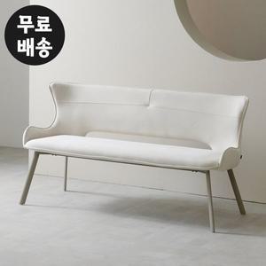 [벤티스가구]셀르 패브릭 3인용 벤치형 식탁 장의자 체어 긴 까페 주방 인테리어 명품(아이보리)