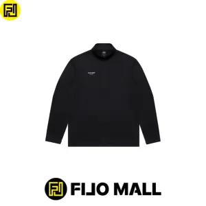 TS-F2411 플리스 기모 터틀넥 하프집업 겨울 티셔츠 동계 블랙 티셔츠 아이더 세이프티