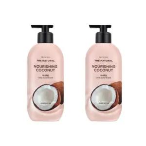 온더바디 더 내추럴 너리싱 코코넛 바디로션 400ml 2개