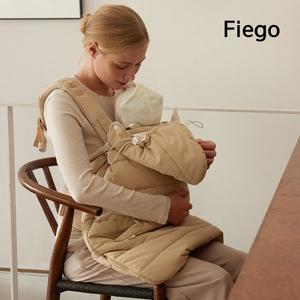 [피에고]패딩 아기띠워머 바람막이 유모차풋머프 (밀크티/블랙티)