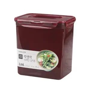 락앤락 뉴 와인 원 핸들 김치통 5L